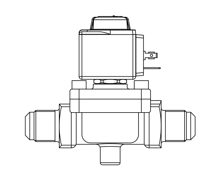 常閉電磁閥1040/5A7,SAE直螺紋接頭,活塞先導(dǎo)式