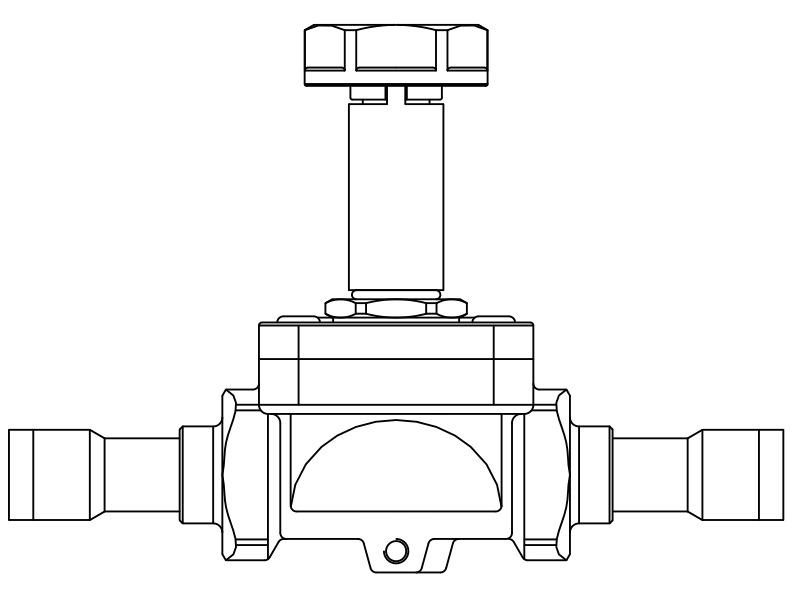 常閉電磁閥1078/M12S,內(nèi)連接焊接接頭,隔膜先導(dǎo)式