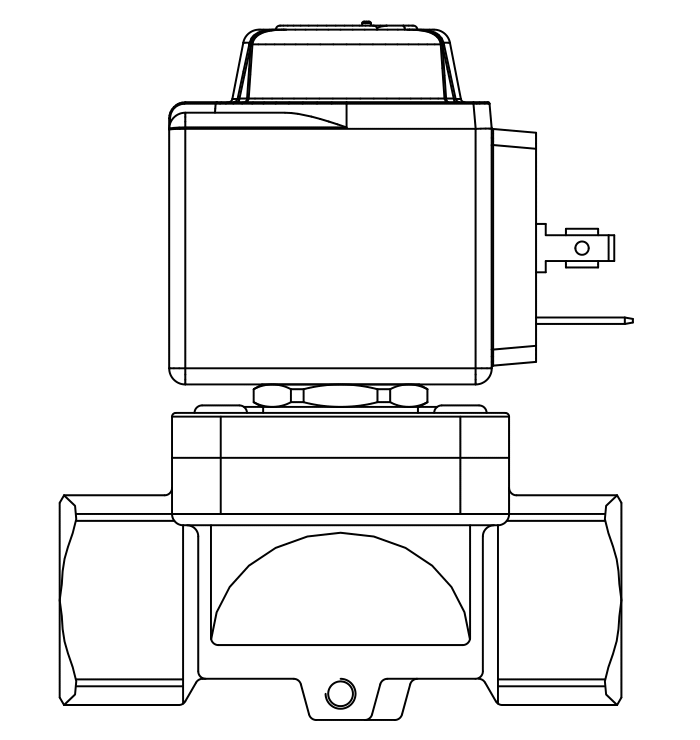 常閉工業(yè)用電磁閥1132/04A6,FPT內(nèi)螺紋直接頭