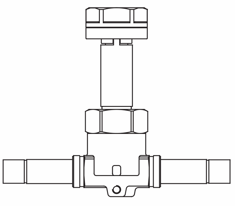 常開電磁閥1138/M10S,內連焊接接頭,活塞先導式