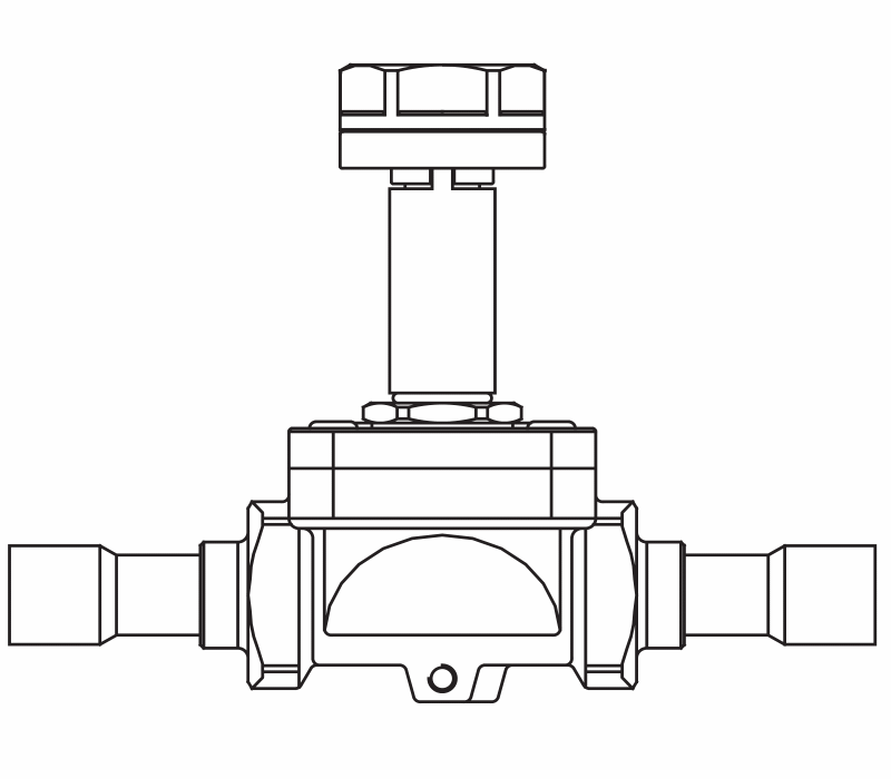 常開電磁閥1178/4S,內連焊接接頭,隔膜先導式