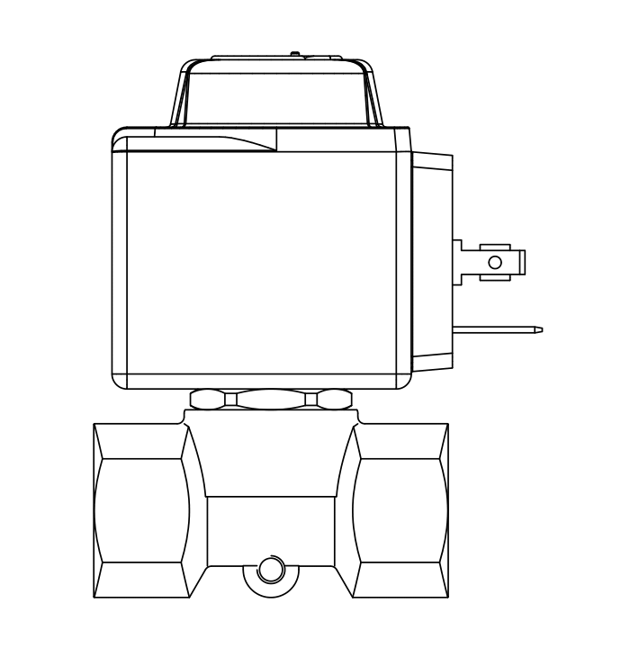 常閉工業(yè)用電磁閥1522/03A6,FPT內(nèi)螺紋直接頭