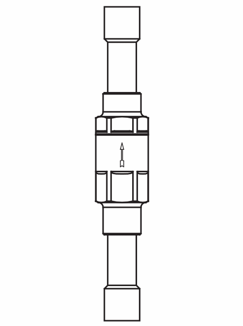 壓差閥3136/M12,ODS銅管內(nèi)連接焊接接頭