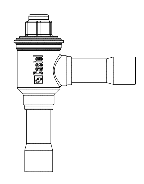 止回閥3184N/7,紫銅ODS,連接直角彎頭