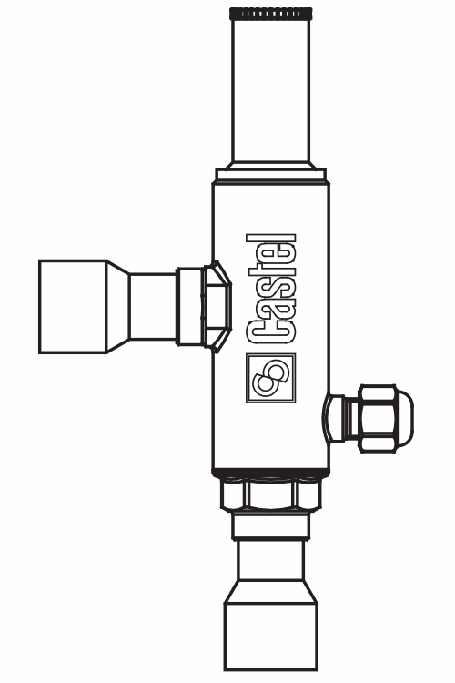 貯液器壓力調(diào)節(jié)閥3350/5S,銅管內(nèi)連接焊接接頭