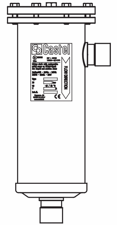 干燥過(guò)濾器4423/17A,實(shí)心濾芯可換,鋼接頭