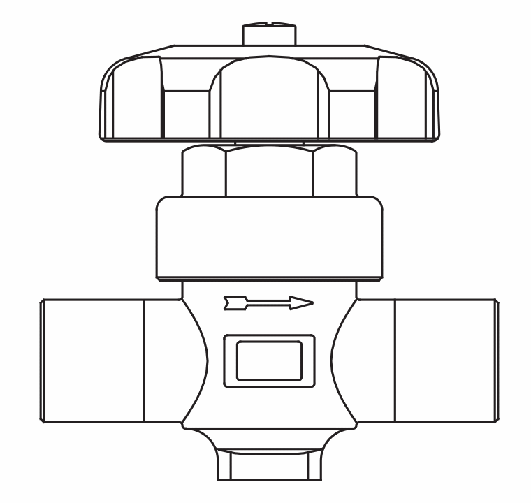 手閥6220/2,ODS銅管內(nèi)連接焊接接頭