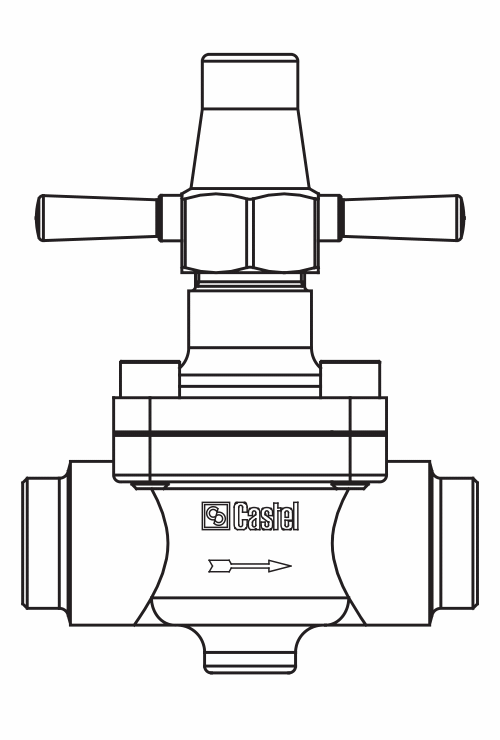 截止閥6512/M42,焊接接頭