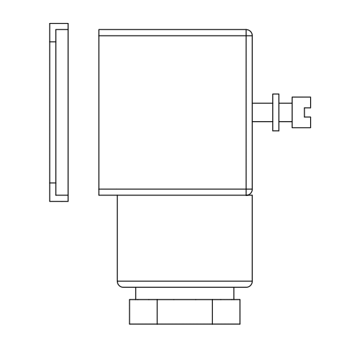 接頭9150/R02,防護等級IP65